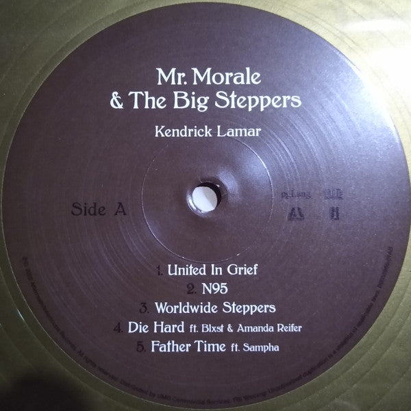 Kendrick Lamar : Mr. Morale & The Big Steppers (2xLP, Album, Gol)