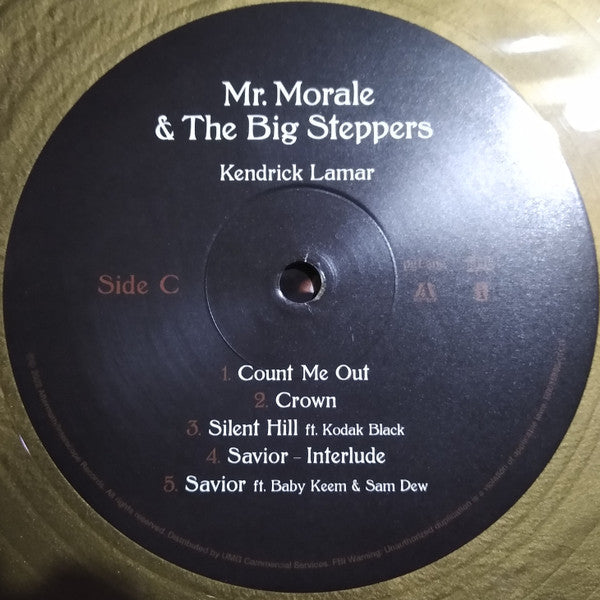 Kendrick Lamar : Mr. Morale & The Big Steppers (2xLP, Album, Gol)