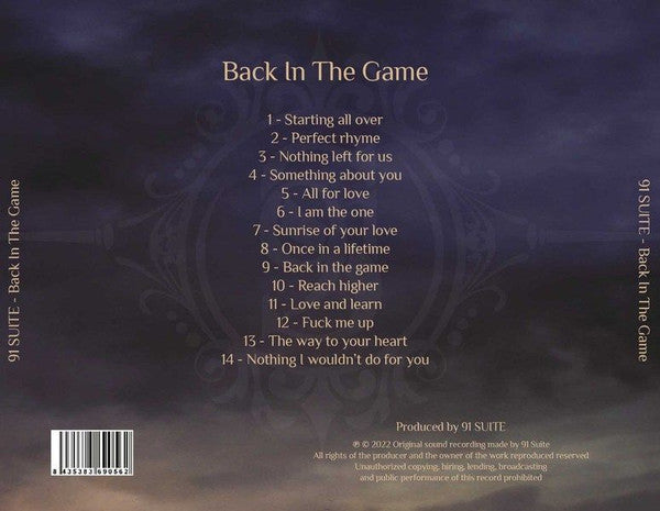 91 Suite : Back in the game (CD, Album)