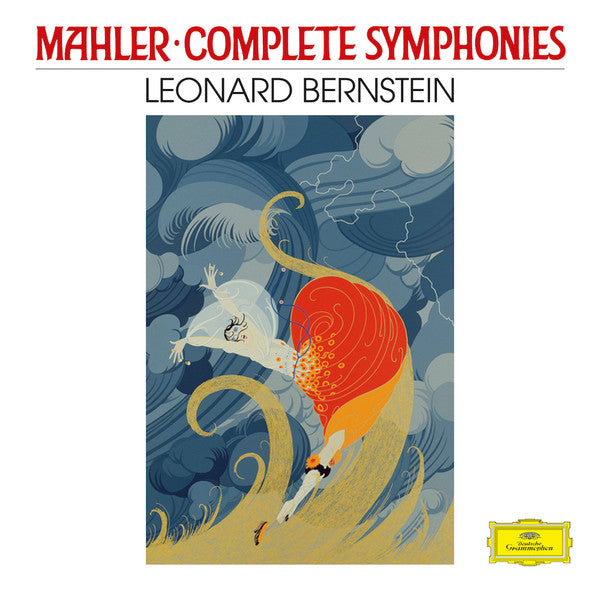 Mahler* / Leonard Bernstein : Complete Symphonies (16xLP, Comp, Num, RM + Box, Comp, RE)