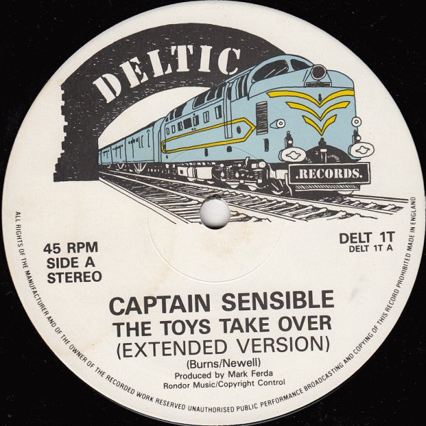 Captain Sensible : The Toys Take Over (12", Single)