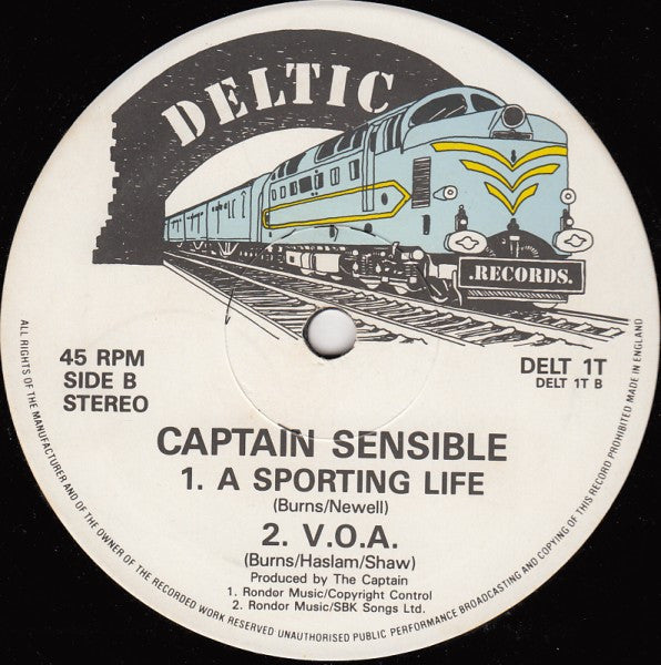 Captain Sensible : The Toys Take Over (12", Single)