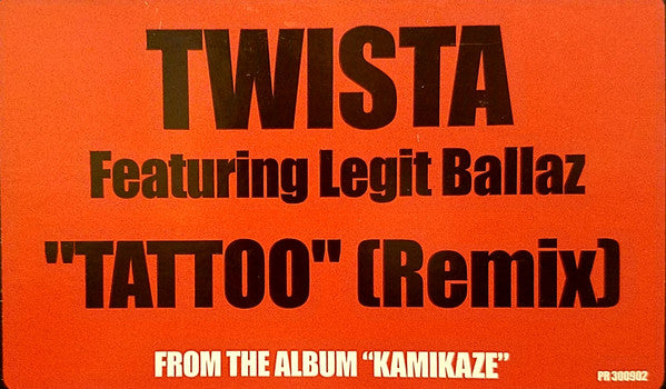 Twista : Tattoo (Remix) (12", Promo)