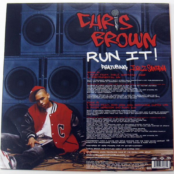 Chris Brown (4) Featuring Juelz Santana : Run It! (12")