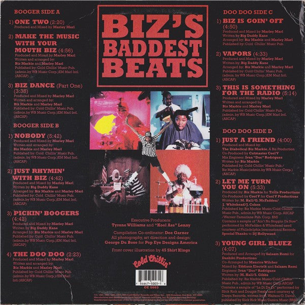 Biz Markie : Biz's Baddest Beats (2xLP, Comp)