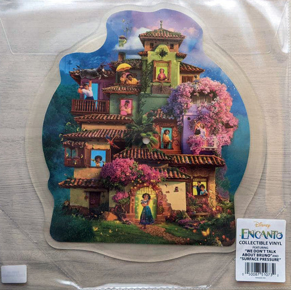 "Encanto" Cast, Carolina Gaitán, Mauro Castillo, Adassa (2), Rhenzy Feliz, Diane Guerrero, Stephanie Beatriz, Jessica Darrow : We Don't Talk About Bruno / Surface Pressure (10", Comp, Ltd, Pic, Die)