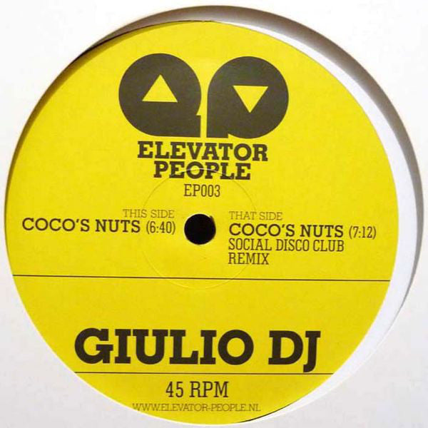 Giulio DJ : Coco's Nuts (10")