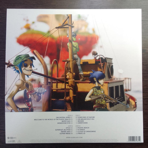 Gorillaz : Plastic Beach (2xLP, Album, RE)