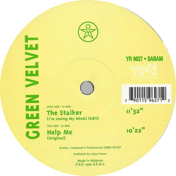 Green Velvet : The Stalker / Help Me (12")