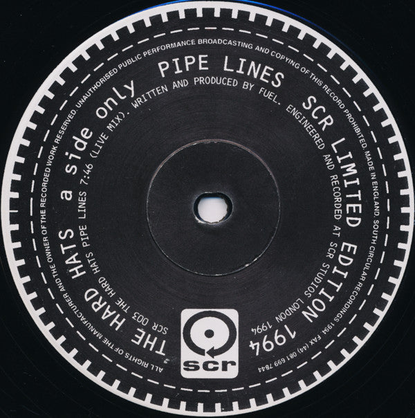 The Hard Hats (3) : Pipe Lines (12", S/Sided, Ltd)