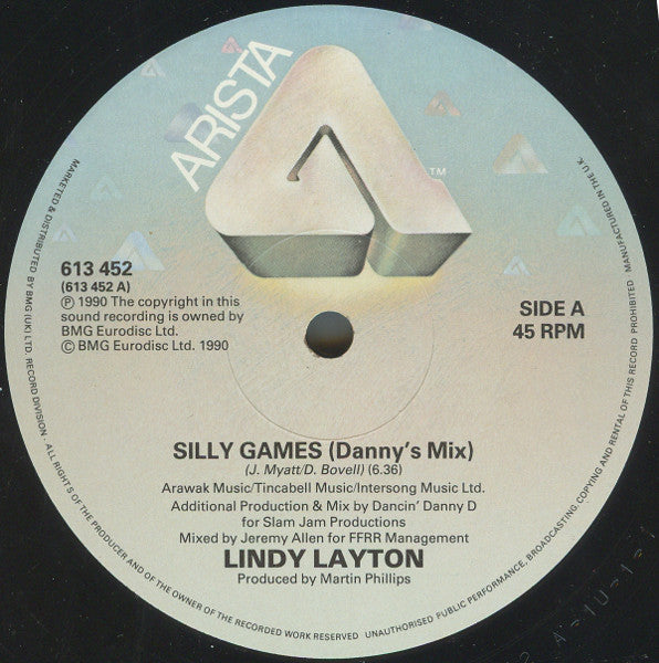 Lindy Layton Featuring Janet Kay : Silly Games (12")