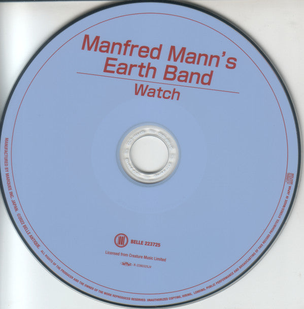 Manfred Mann's Earth Band : Watch (CD, Album, RE, RM, SHM)