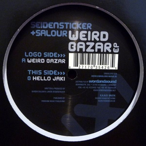 Seidensticker & Salour : Weird Bazar EP (12", EP)