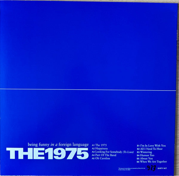 The 1975 : Being Funny In A Foreign Language (LP, Album, Ltd, Num, Pic)