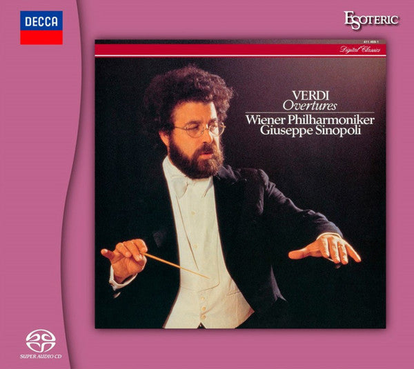 Giuseppe Verdi, Wiener Philharmoniker, Giuseppe Sinopoli : Overtures (SACD, Hybrid, Ltd, RE, RM)