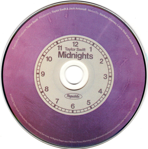 Taylor Swift : Midnights (CD, Album, Lav)