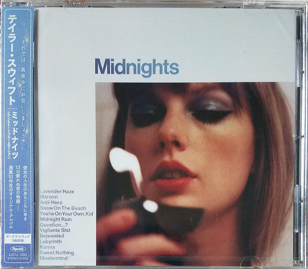 Taylor Swift = Taylor Swift : Midnights = ミッドナイツ (CD, Album, S/Edition, Moo)