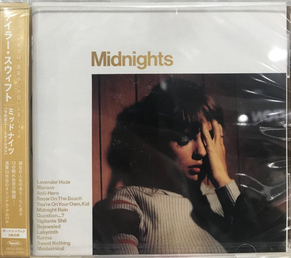 Taylor Swift = Taylor Swift : Midnights = ミッドナイツ (CD, Album, S/Edition, Mah)