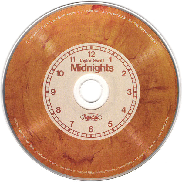 Taylor Swift : Midnights (CD, Album, S/Edition, Blo)