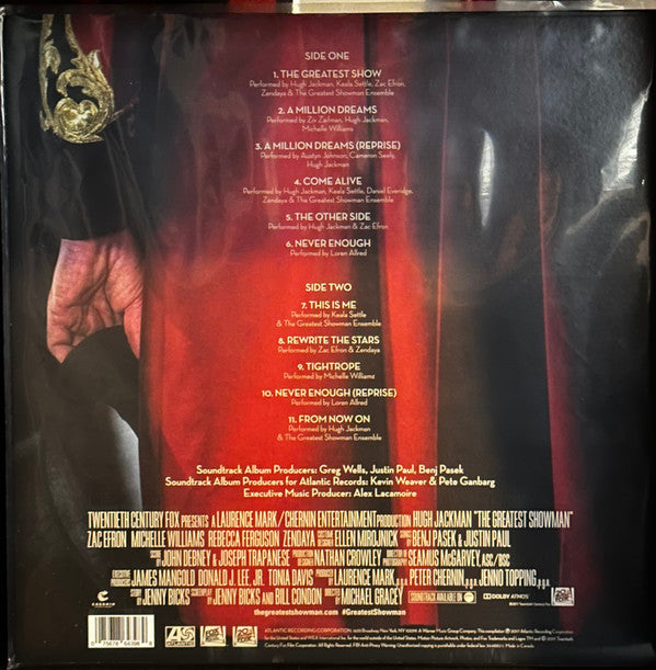 Various : The Greatest Showman (Original Motion Picture Soundtrack) (LP, Album, Rub)