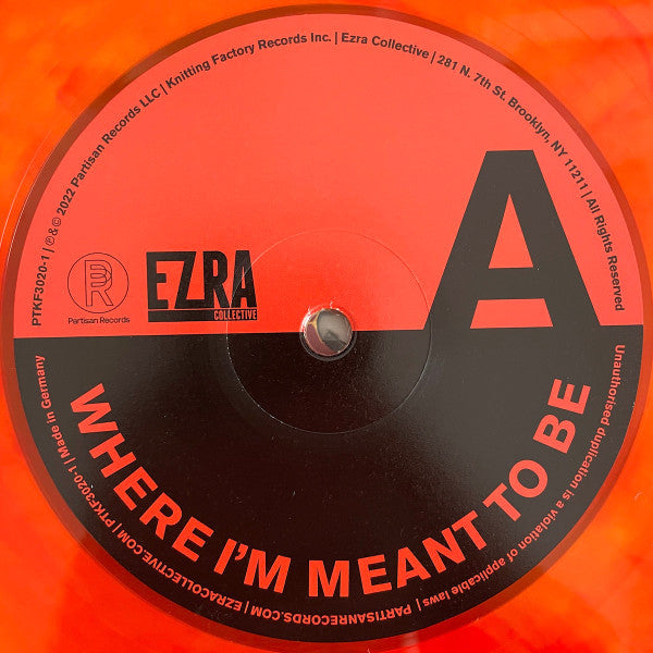 Ezra Collective : Where I'm Meant To Be (2xLP, Album, Dlx, Ltd, Gat)