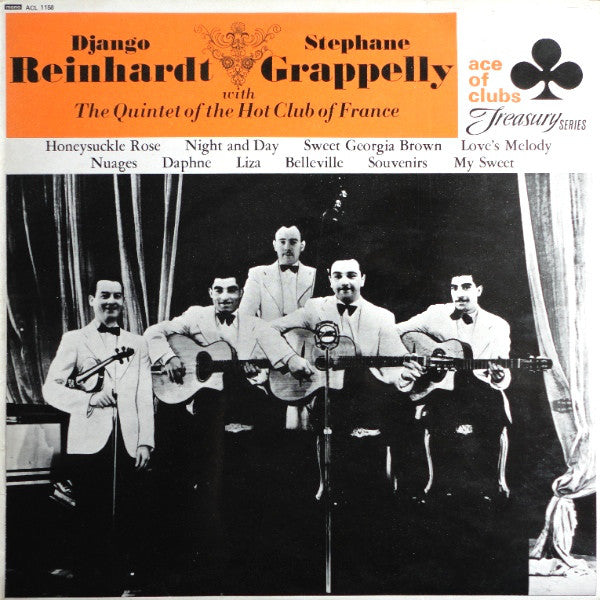 Django Reinhardt - Stéphane Grappelli With Quintette Du Hot Club De France : Django Reinhardt & Stephane Grappelly With The Quintet Of The Hot Club Of France (LP, Mono)