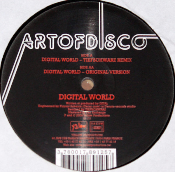 Djtal v/s Tiefschwarz : Digital World (12")