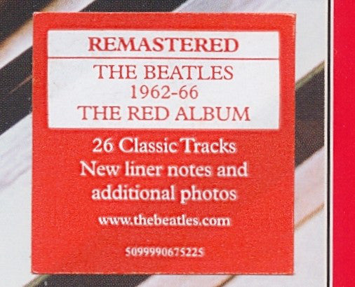 The Beatles : 1962-1966 (2xCD, Comp, RE, RM)