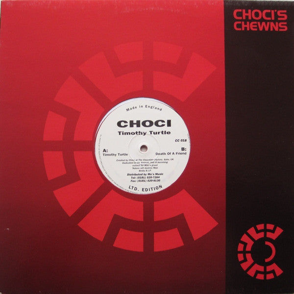 Choci : Timothy Turtle (12", Ltd, Red)