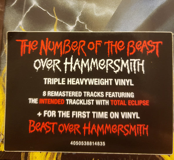 Iron Maiden : The Number Of The Beast / Beast Over Hammersmith (LP, Album, RE, RM, 40t + 2xLP, RE + Comp)