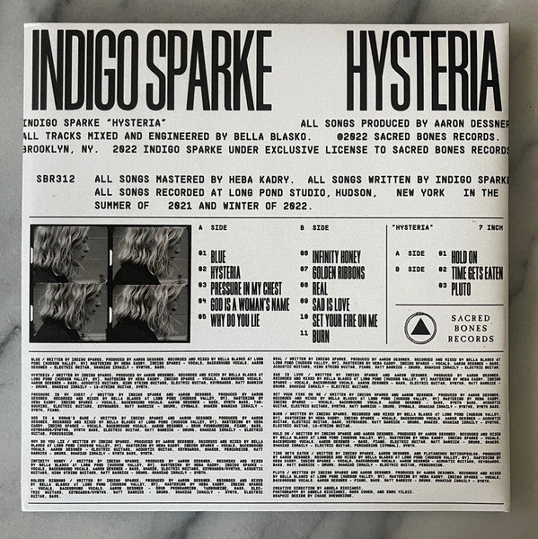 Indigo Sparke : Hysteria (LP, Opa + 7", Cle + Album)