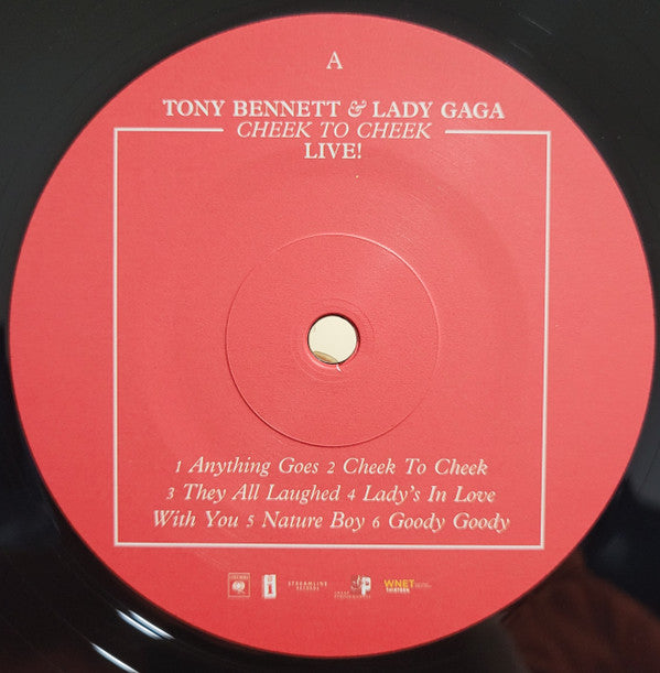 Tony Bennett & Lady Gaga : Cheek To Cheek Live! (2xLP, Album, RSD, 180)