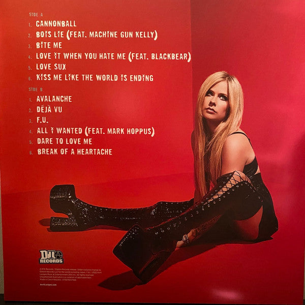 Avril Lavigne : Love Sux (LP, Album)