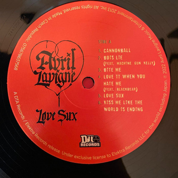 Avril Lavigne : Love Sux (LP, Album)