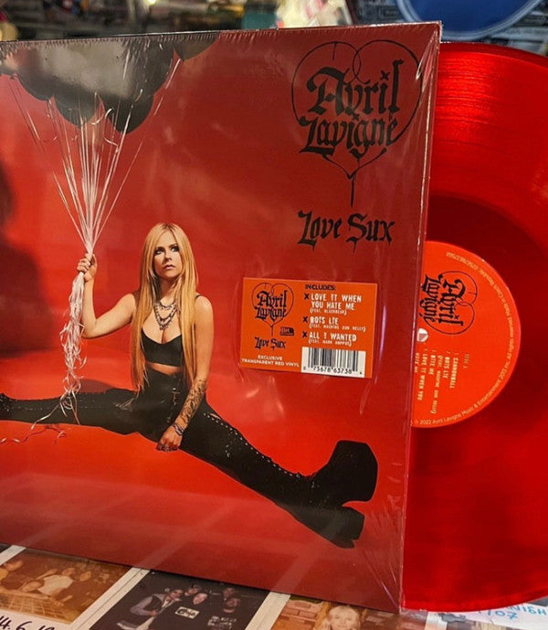 Avril Lavigne : Love Sux (LP, Album, Red)