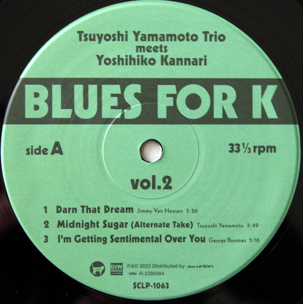 Tsuyoshi Yamamoto Trio : Blues For K Vol.2 (LP, Album)