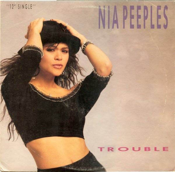 Nia Peeples : Trouble (12", Single, 53)