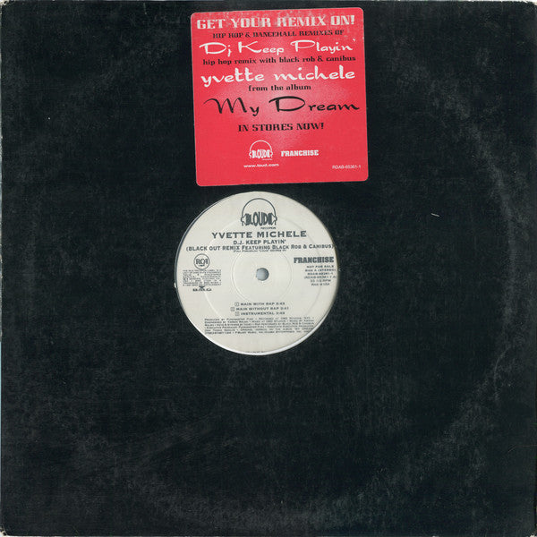 Yvette Michele : D.J. Keep Playin' (Blackout Remix) (12", Promo)