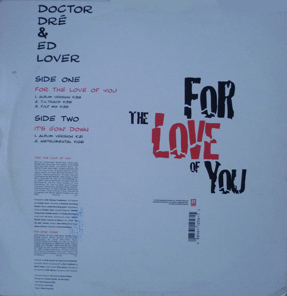 Doctor Dré & Ed Lover : For The Love Of You (12")