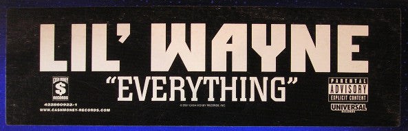 Lil Wayne : Everything (12", Single)