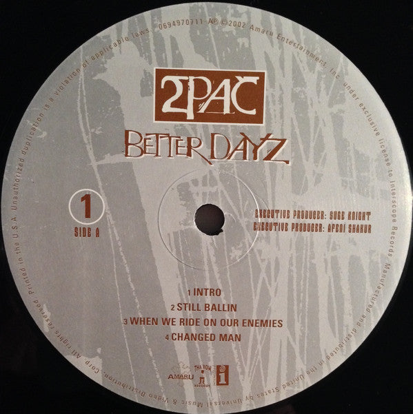 2Pac : Better Dayz (4xLP, Album)