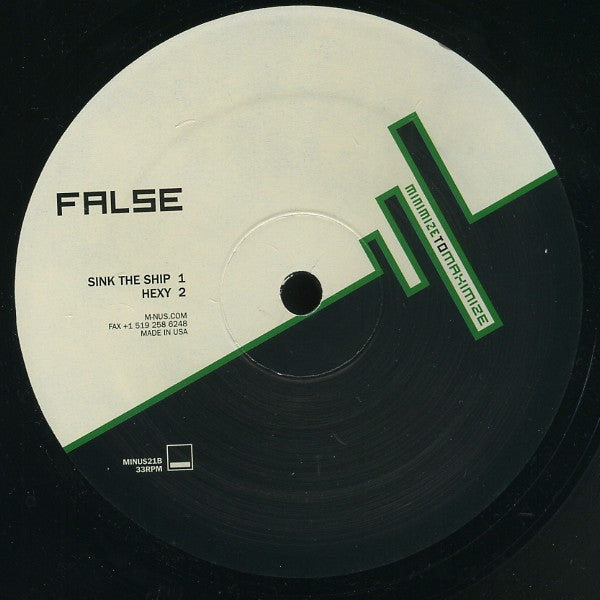 False : Sink The Ship EP (12", EP)