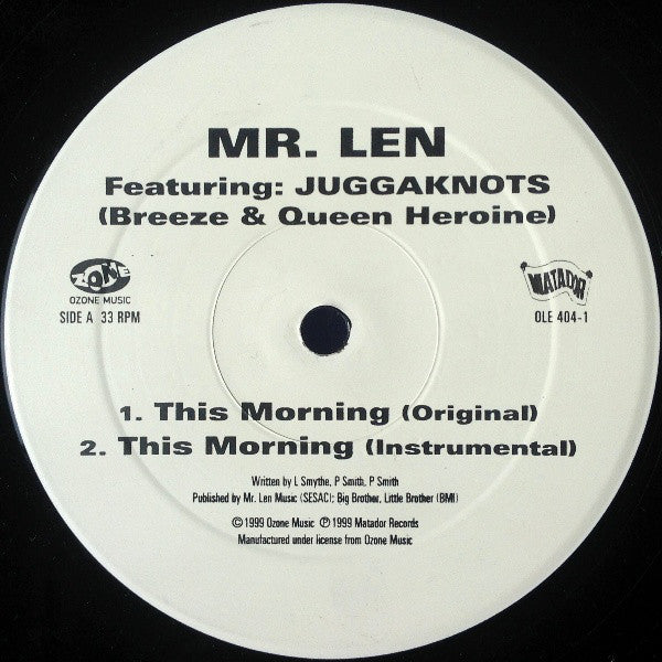 Mr. Len : This Morning (12", Single)