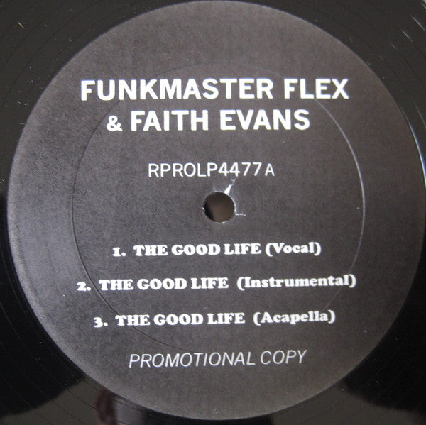 Funkmaster Flex Featuring Faith Evans : The Good Life (12", Promo)