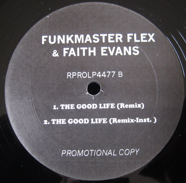 Funkmaster Flex Featuring Faith Evans : The Good Life (12", Promo)