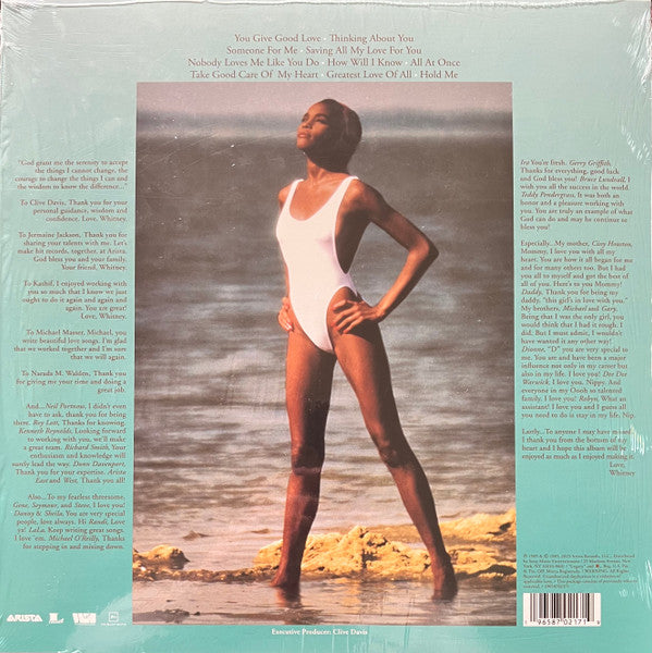 Whitney Houston : Whitney Houston (LP, Album, RE, S/Edition)