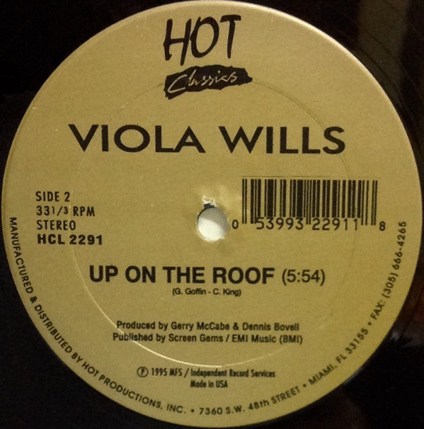 Viola Wills : Stormy Weather / Up On The Roof (12")