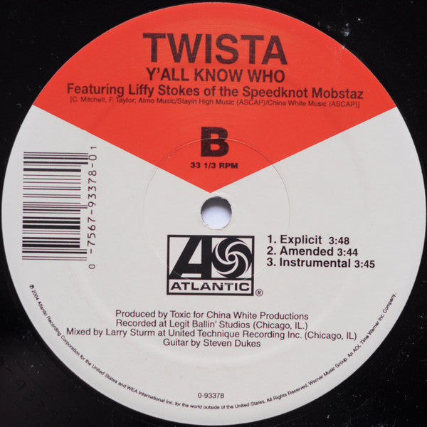 Twista : So Sexy Chapter II (Like This) / Y'all Know Who (12", Single)