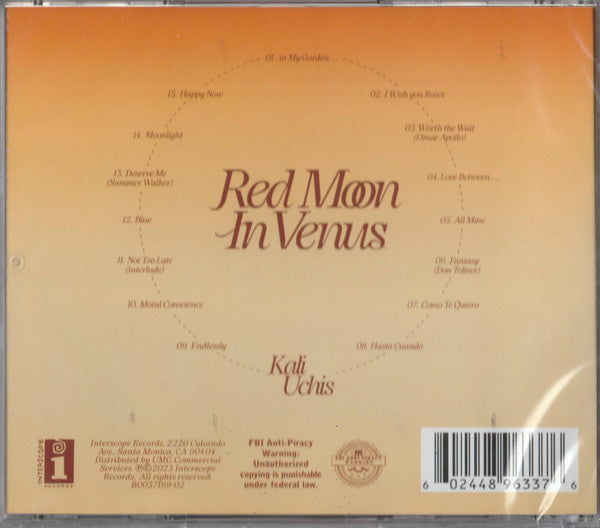 Kali Uchis : Red Moon In Venus (CD, Album)