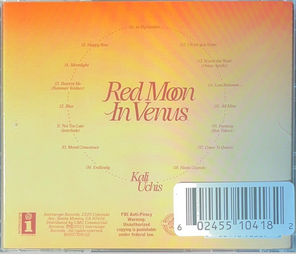 Kali Uchis : Red Moon In Venus (CD, Album)